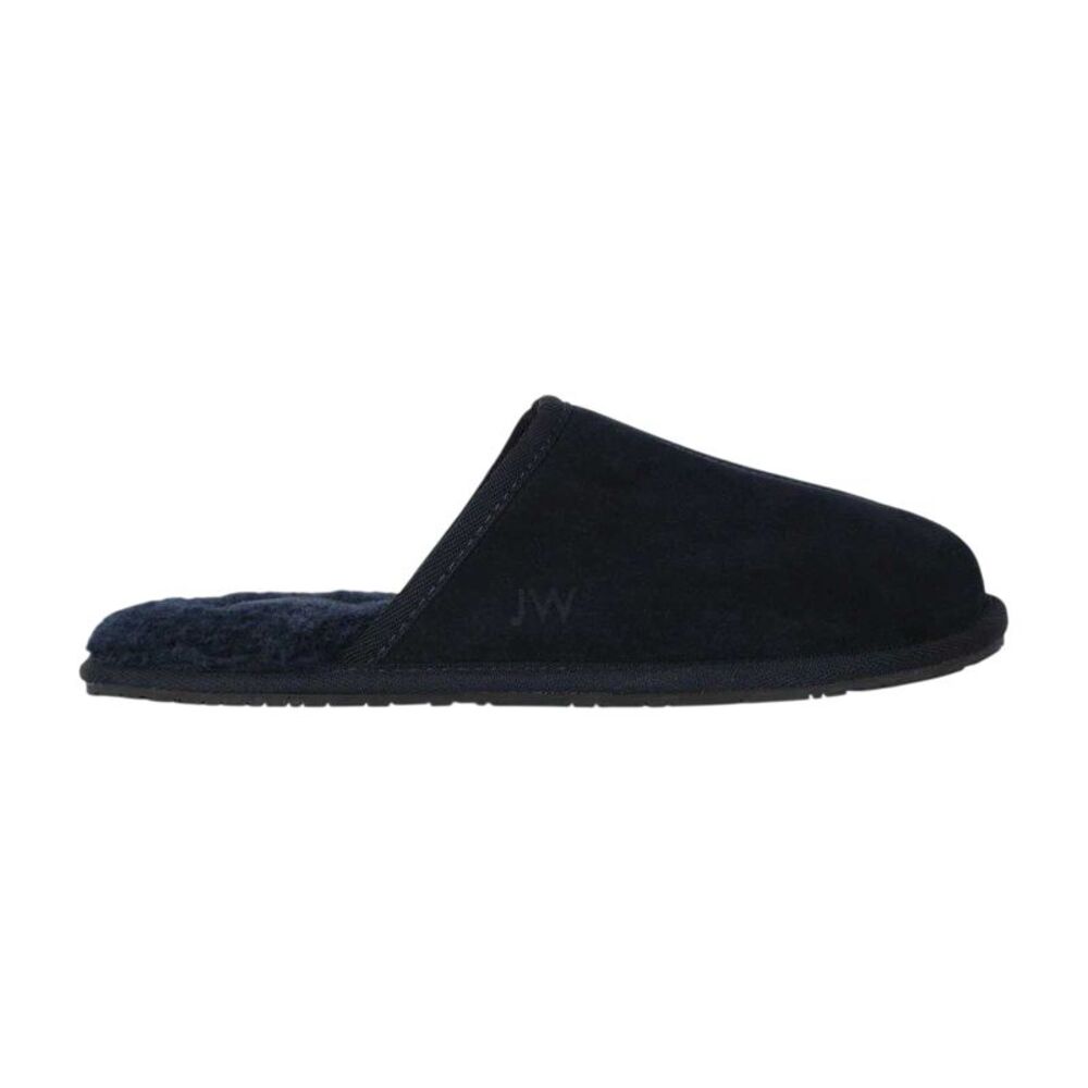 Jack Wills Mens Suede Mule Slippers / Navy